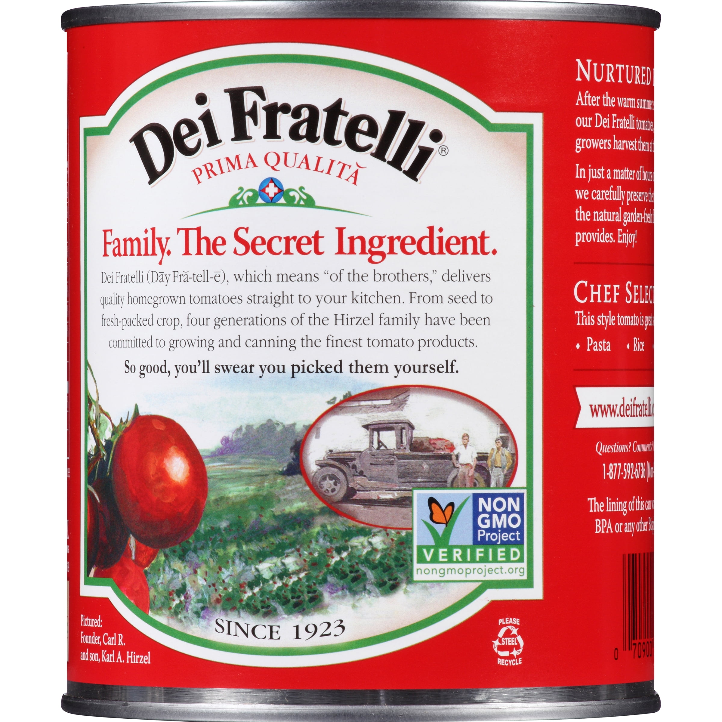 (4 pack) Dei Fratelli Diced Tomatoes In Hearty Sauce 28 oz