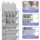 thumbnail image 5 of Organizador de zapatos MISSLO Over the Door, 20 pares, gris, 5 of 7