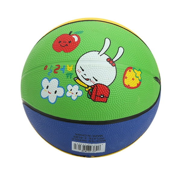 Mini BasketballRubber No.3 Little White Wear Resistant Basketball Kindergarten Basketball Ultra Responsive