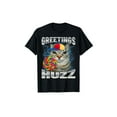 thumbnail image 1 of Greetings Huzz T-Shirt for Men Women Short Sleeve Casual Classic Menswear Crewneck Tshirt, 1 of 6
