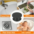thumbnail image 7 of Silicone Snap in Locking Hole Plugs, Seal Cover Panel Round for Kitchen Rubber Bulkheads 14mm Black,4Pcs, 7 of 7