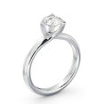 thumbnail image 2 of Ammo Jewel 1.5 Ct Round Cut Diamond Rings for Gifts - Wedding 14K White Gold Over Engagement Rings - 3 Prong Wedding Rings for Women's - Casual Wear Ring for Women's Gifts - Gifts for Birthday, 2 of 6