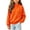 Orange-01, variant on Mitankcoo Girls Waffle Knit Sweater Long Sleeve Raglan Pullover Top Loose Warm Casual Knitwear for Fall Winter