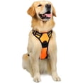thumbnail image 1 of rabbitgoo No-Pull Pet Harness with 2 Leash Clips  Adjustable Soft Padded  Reflective No-Choke Pet Oxford Vest with Easy Control Handle for Large Dogs  Pink  L, 1 of 9