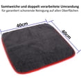 thumbnail image 3 of ZHAOCHENG Paño de microfibra - Calidad profesional absoluta - Doble absorción hasta 1200 GSM - Ideal para la limpieza de coches o motos - 40 x 40 cm - 8 piezas, 3 of 4
