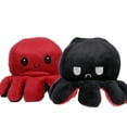 thumbnail image 4 of Jouet en Peluche Pieuvre Retournable, Jouet en Peluche Réversible Double Face, Poupée Mignonne, Jouet Convenant aux Enfants Garçons Filles Anniversaire, 4 of 7