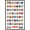 Barnwood Framed Version, variant on Keith Kimberlin - Kitten Grid Wall Poster with Push Pins, 14.725" x 22.375"
