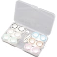 thumbnail image 1 of aoozleny 6 Pack Contact Lens Case, Container Holder Storage Box Contact Lens Travel Kits, 1 of 7