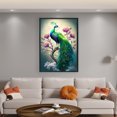 thumbnail image 2 of Kit Punto Cruz Pavo Real Impreso Hilo Algodón Ecológico Bordado 11CT 40x60cm, 2 of 9