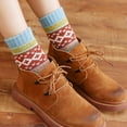 thumbnail image 4 of Calcetines de invierno para mujer, caja de regalo, tamaño libre, lana gruesa, suaves, cálidos, calcetines casuales para mujer…, 4 of 5