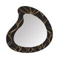 thumbnail image 1 of Espejo de pared con respaldo , moderno y decorativo, acrílico, para maquillaje, decoración de pared para entrada, dormitorio, sala de estar. Estilo A, 1 of 8