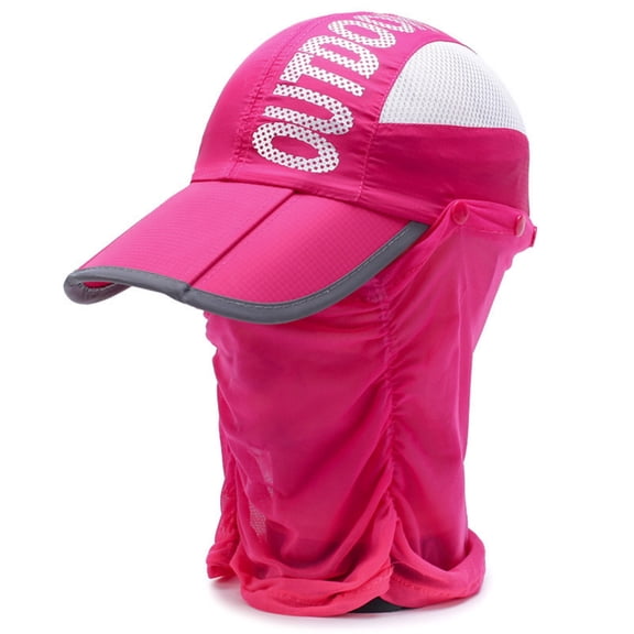 Outdoor Baseball Cap for Men Women Upf 50 Fishing Uv Hat with Neck Flap Face Cover for Sun Protection Quick Dry Cycling Safari Hiking Fishing Hat Detachable Foldable Sun Hat Removable Neck Shade Hat