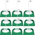 thumbnail image 3 of LOVIVER 9 Pieces Golf Putting Flag, Putting Training Aid, Surface Regulation Trainer Aid White Flag, 3 of 8