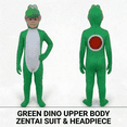 thumbnail image 5 of Satmonnus Super Bros Halloween Cosplay Costume,  Video Game Role-Plkay Dino Zentai Cosplay Jumpsuit Fancy Dress up Costume Party Playsuit for 9-10 Years, 5 of 6