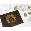 thumbnail image 5 of Darling Souvenir Personalized Engraved Laser Cut Wedding Guest Book Wooden Cover Sign-in Book Registry Guestbook Scrapbook-CS, 5 of 7