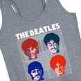 thumbnail image 3 of The Beatles - Group Member Blocks - Women's Racerback Tank, 3 of 6