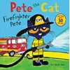 Pete the Cat: Firefighter Pete: Includes Over 30 Stickers! Paperback - USED - GOOD Condition