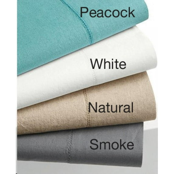 Linen Cotton Duvet Cover Set White / King
