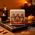 thumbnail image 4 of Halloween Ghost Wooden Tissue Holder, Style D, Cute Festive Tabletop Dispenser and Restaurant Decor, 4 of 7