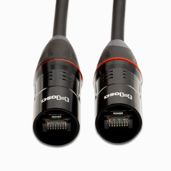 Hosa EtherLOK Cat6 Shielded Network Cable 50'