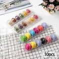 thumbnail image 5 of 10 Pieces Macaron Boxes 6 Cookie Boxes Macaron Boxes Packaging Macaron Container For New Year, 5 of 7