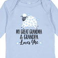 thumbnail image 4 of Inktastic My Great Grandpa and Grandma Love Me Boy Lamb Boys or Girls Long Sleeve Baby Bodysuit, 4 of 5