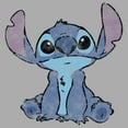 thumbnail image 2 of Boy's Lilo & Stitch I Don't Do Mornings Stitch Distressed Graphic Tee Athletic Heather Medium, 2 of 5