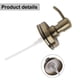 thumbnail image 4 of Soap Dispenser Pump Sealed Stainless Steel Bottle Cap Anti-Rust Soap Dispenser Covers Canning Lids Replacement Liquid Pumps, 4 of 11
