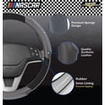thumbnail image 6 of NASCAR Steering Wheel Cover, Grip & Comfort, Synthetic Leather & Suede, Universal Fit 14.5"-15.5" For Car, SUV, Truck, Turbo Traction Style, 6 of 7