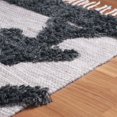 thumbnail image 5 of Superior Raffi Geometric Wool Runner, 2’ 6" x 10', Ivory/Charcoal, 5 of 5