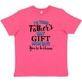 thumbnail image 3 of Inktastic Im Your Fathers Day Gift Mom Says Youre Welcome Youth T-Shirt, 3 of 5