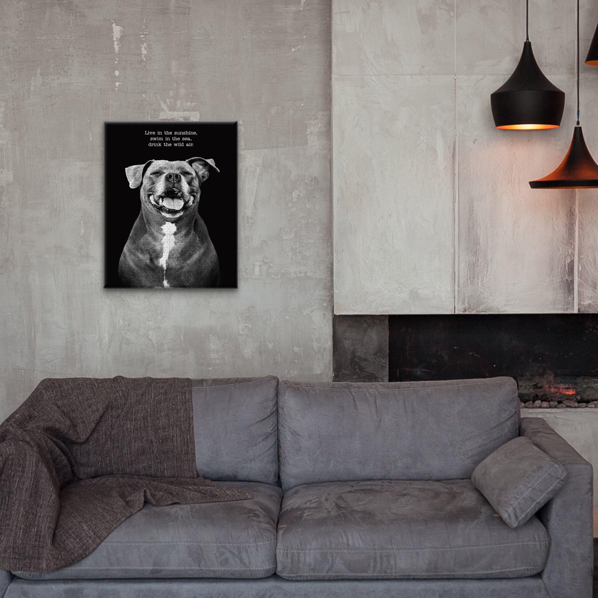 Masterpiece Art Gallery Sugar The Dog By Frank Bruynbroek Canvas Art Print 16" x 20"
