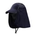 thumbnail image 3 of Sombrero Sunnimix para el Sol con Solapa en el Cuello Azul Oscuro, 3 of 8