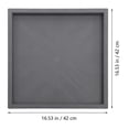 thumbnail image 2 of ibasenice Grey Movable Planter Tray Made of PP Resin, Versatile for Indoor and Outdoor Gardening, 1 Piece, 2 of 8