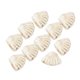 thumbnail image 3 of Paquete de 10 23*18mm concha de cerámica espaciadoras hechas a mano para DIY collar en colores a elegir - Blanco Sunnimix Cuentas en forma de concha, 3 of 6