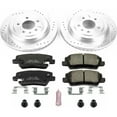 thumbnail image 3 of PowerStop Rear Z23 Evolution Sport Carbon-Fiber Ceramic Brake Pad and Drilled & Slotted Rotor Kit Fits: CADILLAC Select Models K6385, 3 of 10