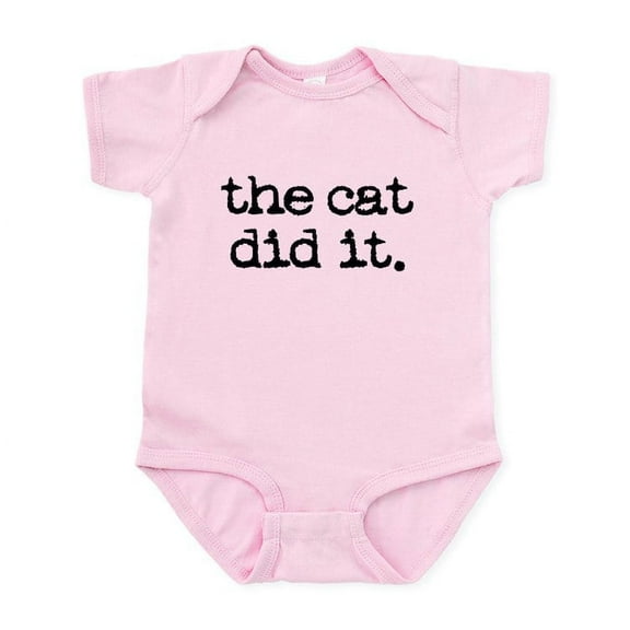 CafePress - The Cat Did It Infant Bodysuit - Baby Light Bodysuit, Size Newborn - 24 Months