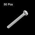 thumbnail image 3 of Unique Bargains M4x40mm Plastic Phillips Bolts PC Pan Head Machine Screws Transparent 50 Pack, 3 of 5