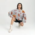 thumbnail image 4 of Women's Gameday Couture Gray USC Trojans Always on Repeat Fleece Sweatshirt, 4 of 4