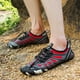 thumbnail image 1 of Zapatos acuáticos antideslizantes, zapatos de natación transpirables para mujeres y hombres (negro rojo39) Ehuebsd Tenis De Mujer Tenis De Hombre, 1 of 8