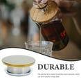 thumbnail image 2 of Minkissy 2pcs Water Pitcher Replacement Parts Stainless Steel Filtering Jug Cover, 2 of 4