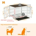 thumbnail image 2 of Wisfor 30 inch White Heavy Duty Dog Crate Kennel Cage, TV stand, Wood End Side Table, Furniture, 2 of 5