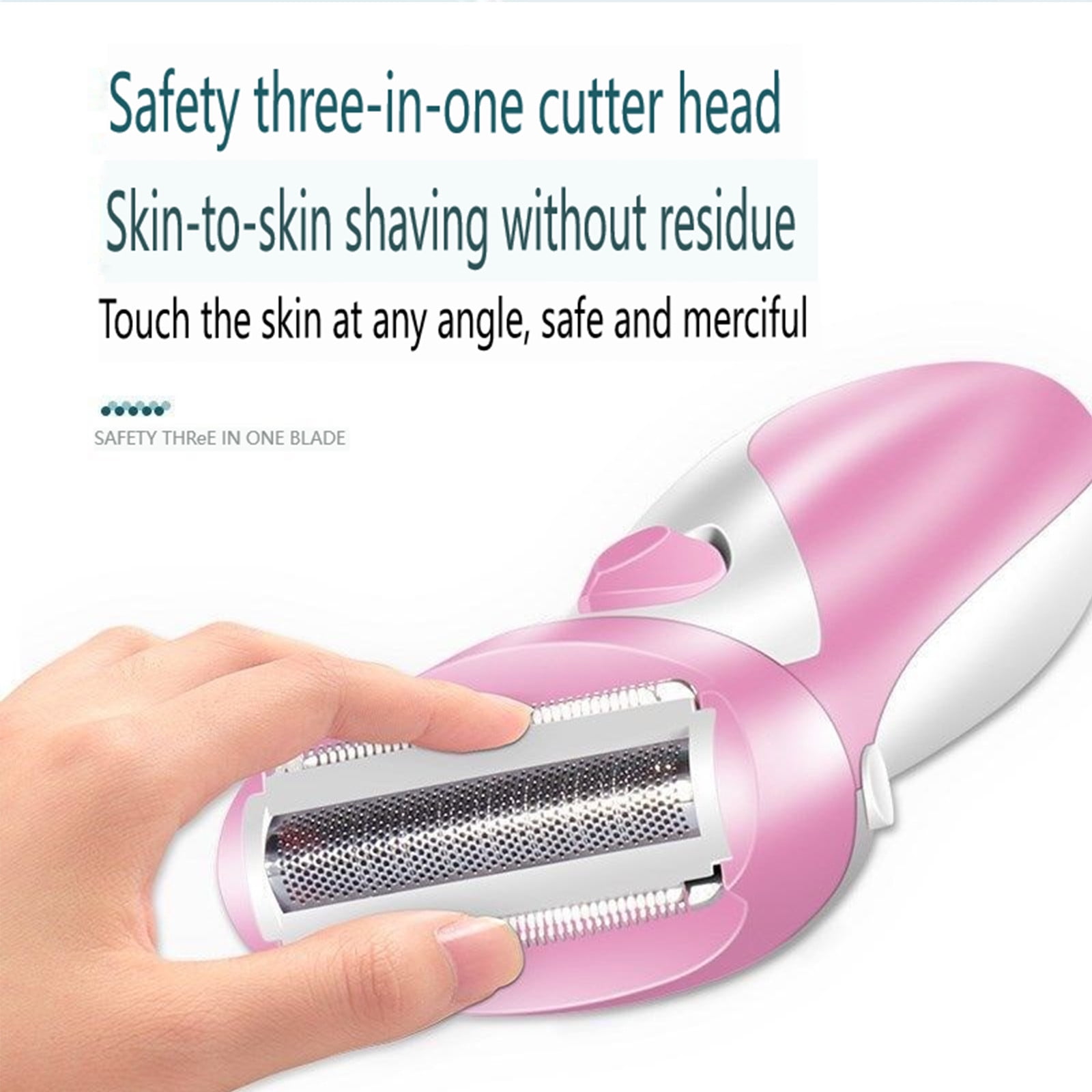 Herunwer Electric Epilator Razor Shaver Trimmer - Compact Facial Hair Removal Epilator, Portable Bikini Trimmer, Mini Electric Beauty Epilator, Epilator Hair Removal