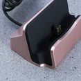 thumbnail image 3 of HLONKCharging Dock Station Desktop Charger Cell Phone Holders Golden, 3 of 8