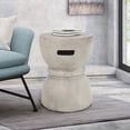 thumbnail image 1 of Scorpius Indoor Contemporary Lightweight Concrete Accent Side Table, 1 of 7