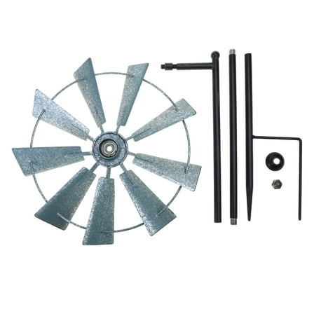 Wrought Iron Metal Windmill Outdoor Spinners Outdoor Decor Wind Mills Outdoor Metal Garden Pinwheels Garden Stake