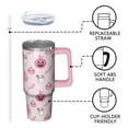 thumbnail image 3 of 30oz Halloween Tumbler with Handle – Skeleton Witch Haunted Drinkware with Lid and Straw – Horror Travel Cup – Birthday Gifts, 3 of 5