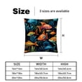 thumbnail image 5 of Fish Pillow Covers - Set of 2 - 16x16, 18x18, 20x20 Inches - Unique Patterns for Various Occasions - Decorative Throw Pillowcases for Home Decor, 5 of 6
