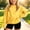 Yellow, variant on Zorckvet Girls' Cotton Round Neck Sweatshirts and Hoodies for Kids