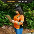 thumbnail image 7 of KwikSafety (Charlotte, NC) VIXEN Long Sleeve Safety Shirt for Women (Angel Hair Tape) Class 3 ANSI OSHA High Visibility Reflective Construction Security Work Hi Vis Clothing | Orange Small, 7 of 7